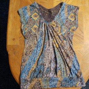 Shirt with colorful print